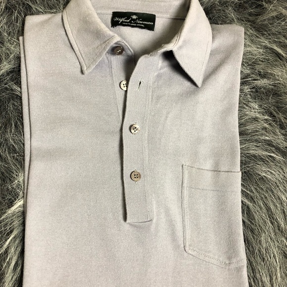 Men’s Wilfred Newman grey 100% Pima Cotton shirt - Picture 2 of 4